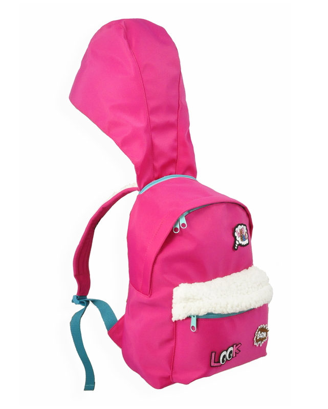 Creative kids bag with hat