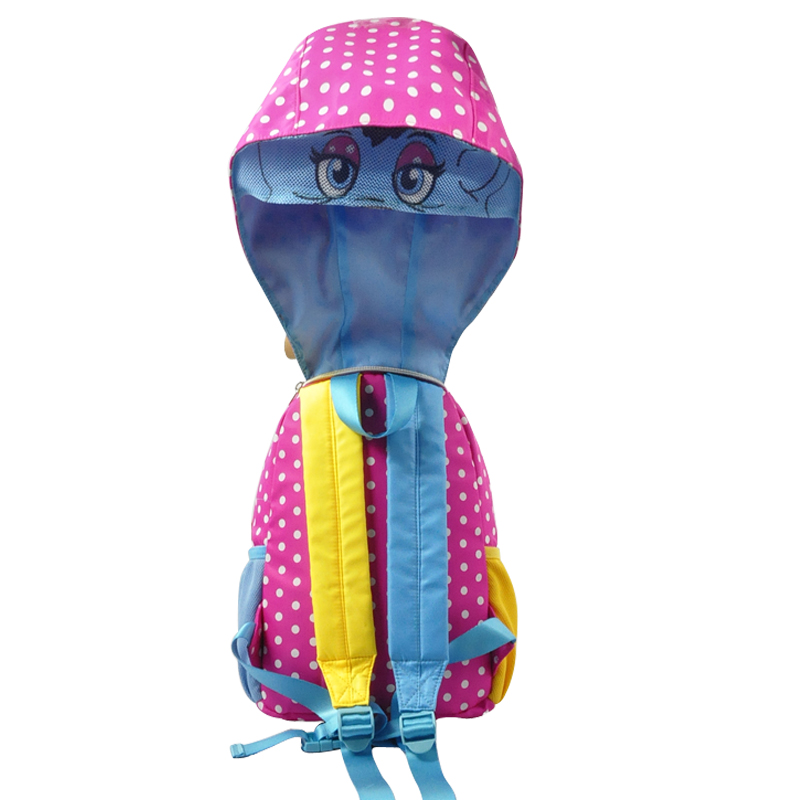 Creative kids bag with hat