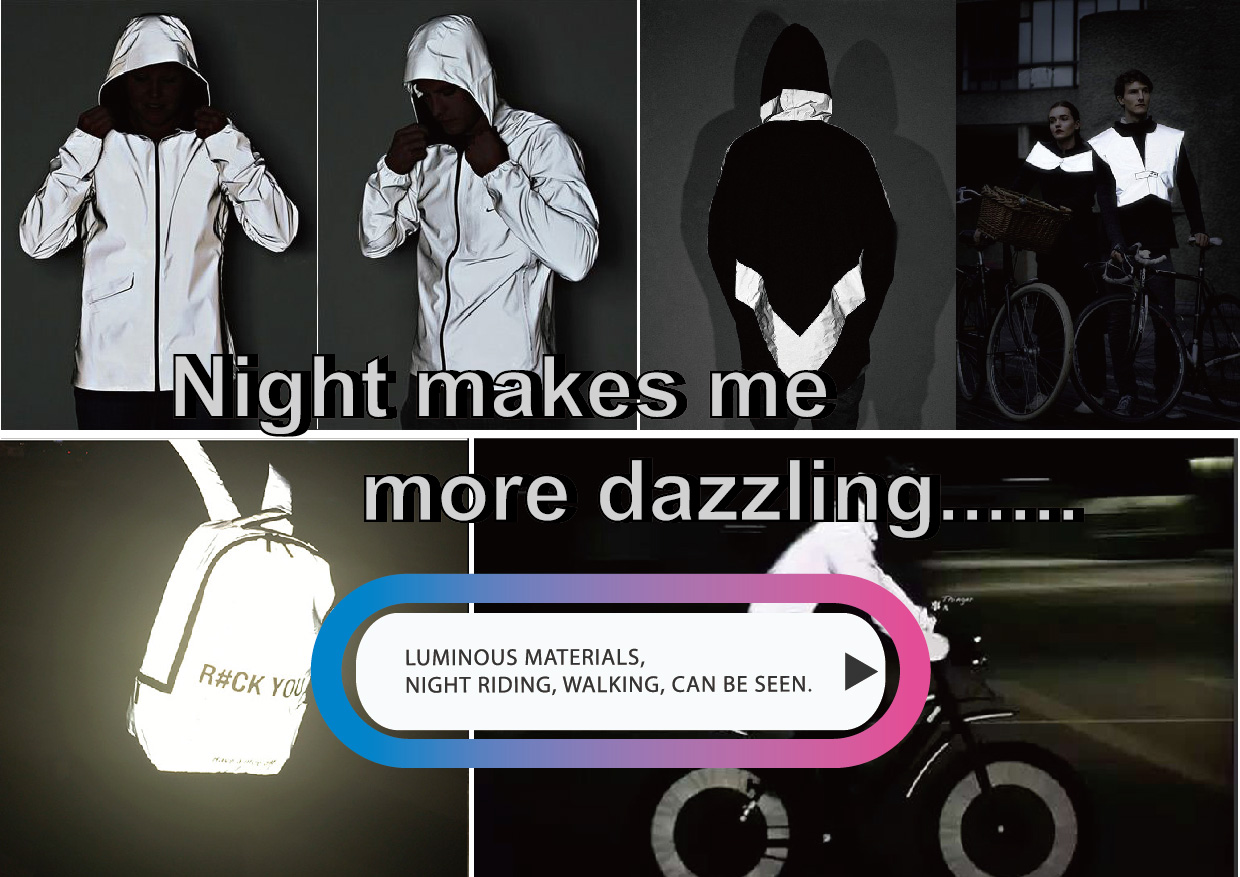 Special luminous backpack, riding backpack