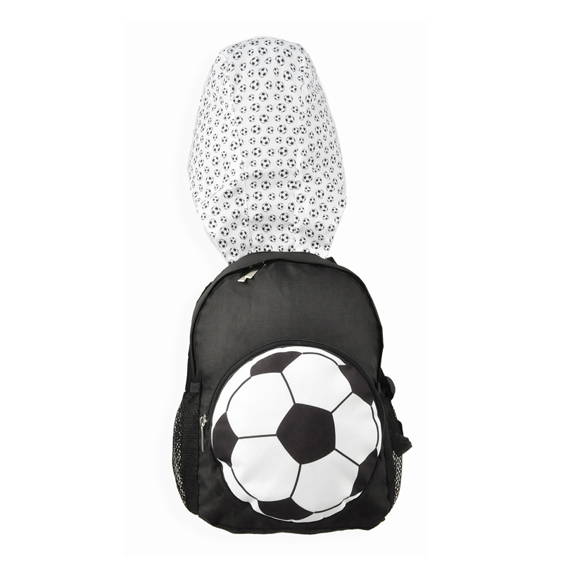 Creative kids bag with hat