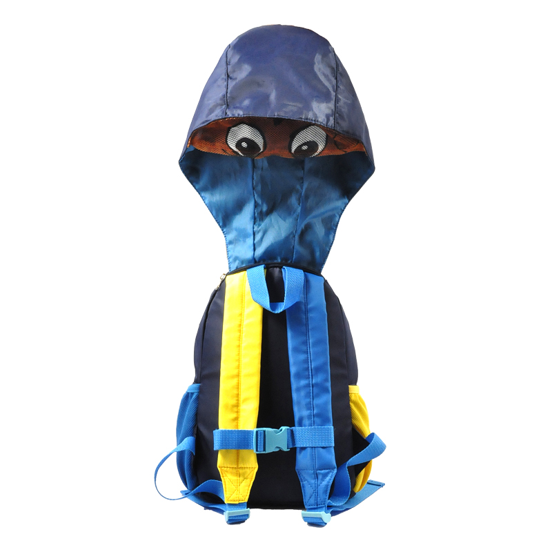 Creative kids bag with hat