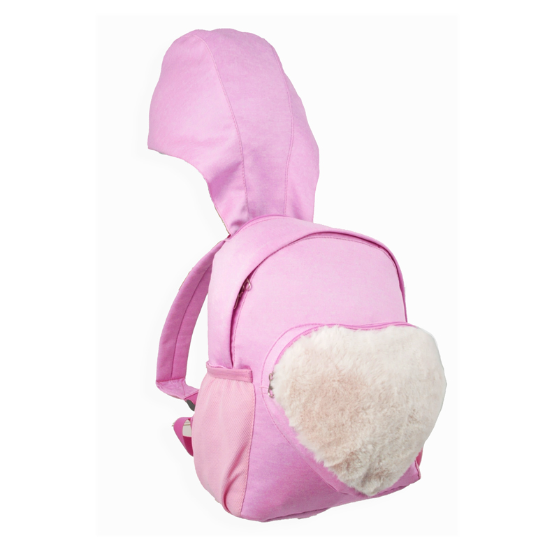 Creative kids bag with hat